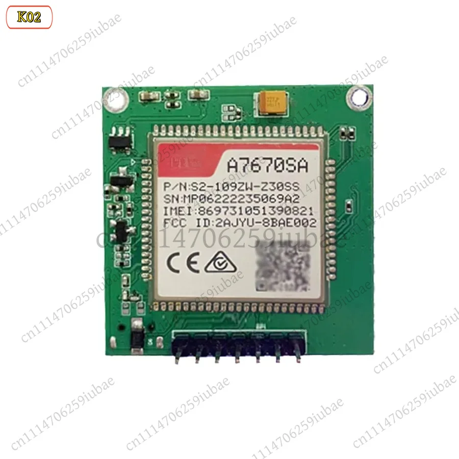 A7670SA 4G Cat 1 Module GSM GPS Development Board Dual SIM Slot TTL Interface Core Board