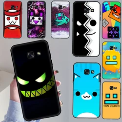 game Geometry Dash Phone Case For Samsung Galaxy J7 J5 J3 2017 J1 A3 A5 2016 A8 J4 J6 Plus J8 A9 2018 Cover