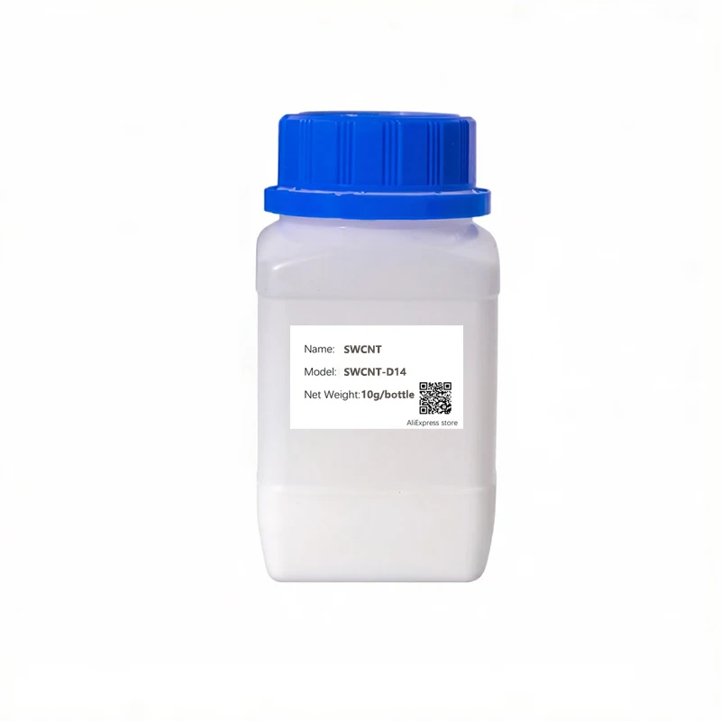 SWCNT Conductive Additive SWCNT-D14, High Purity 99.5% Single Walled Carbon Nanotube for Lithium Battery R&D, 10g