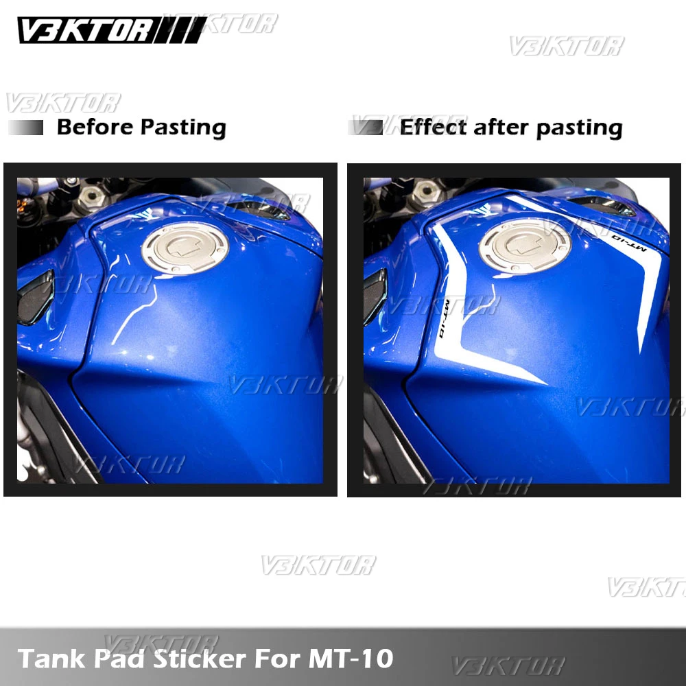 Motorcycle Fuel Tank Sticker Tank Pad Decal Waterproof For MT-10 MT 10 MT10 SP