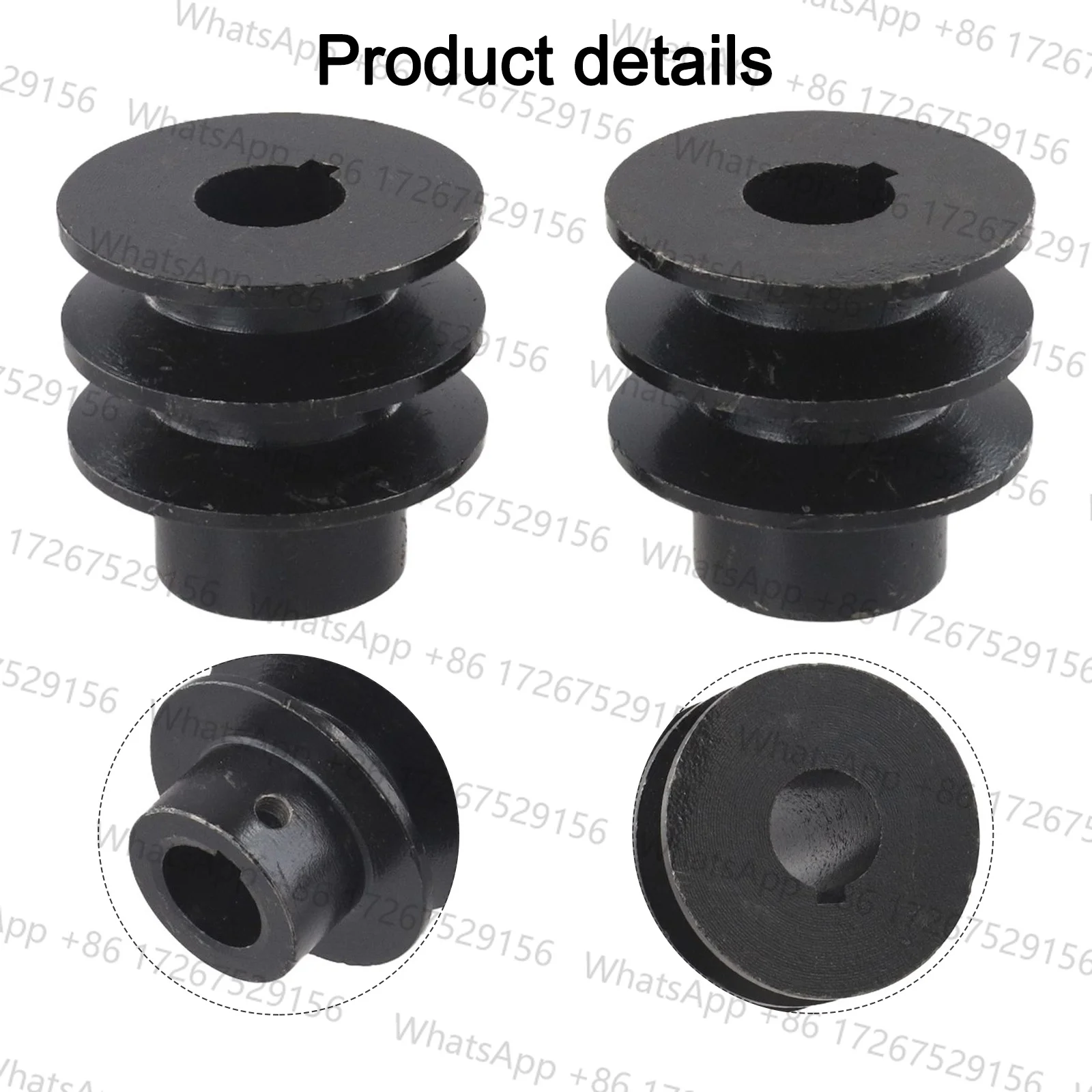 Engine Maintenance A-type V-belt Pulley Double Groove Pulley For Engines Engine Performance Pulley Dual Roller Design
