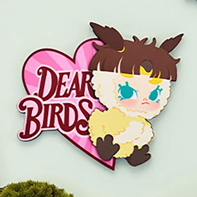

POPMART Dear Birds Series Fridge Magnet Blind Box Guess Bag Mystery Box Toys Doll Anime Figure Desktop Ornaments Gift Collection