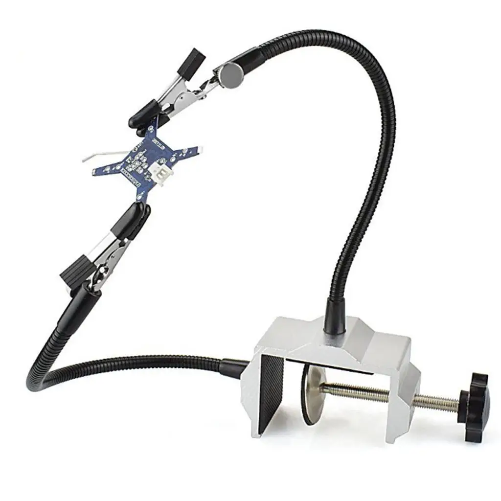 Soldering Third Hand Tool Stable PCB Circuit Board Holder Adjustable Clamp for Repair and Craft Projects