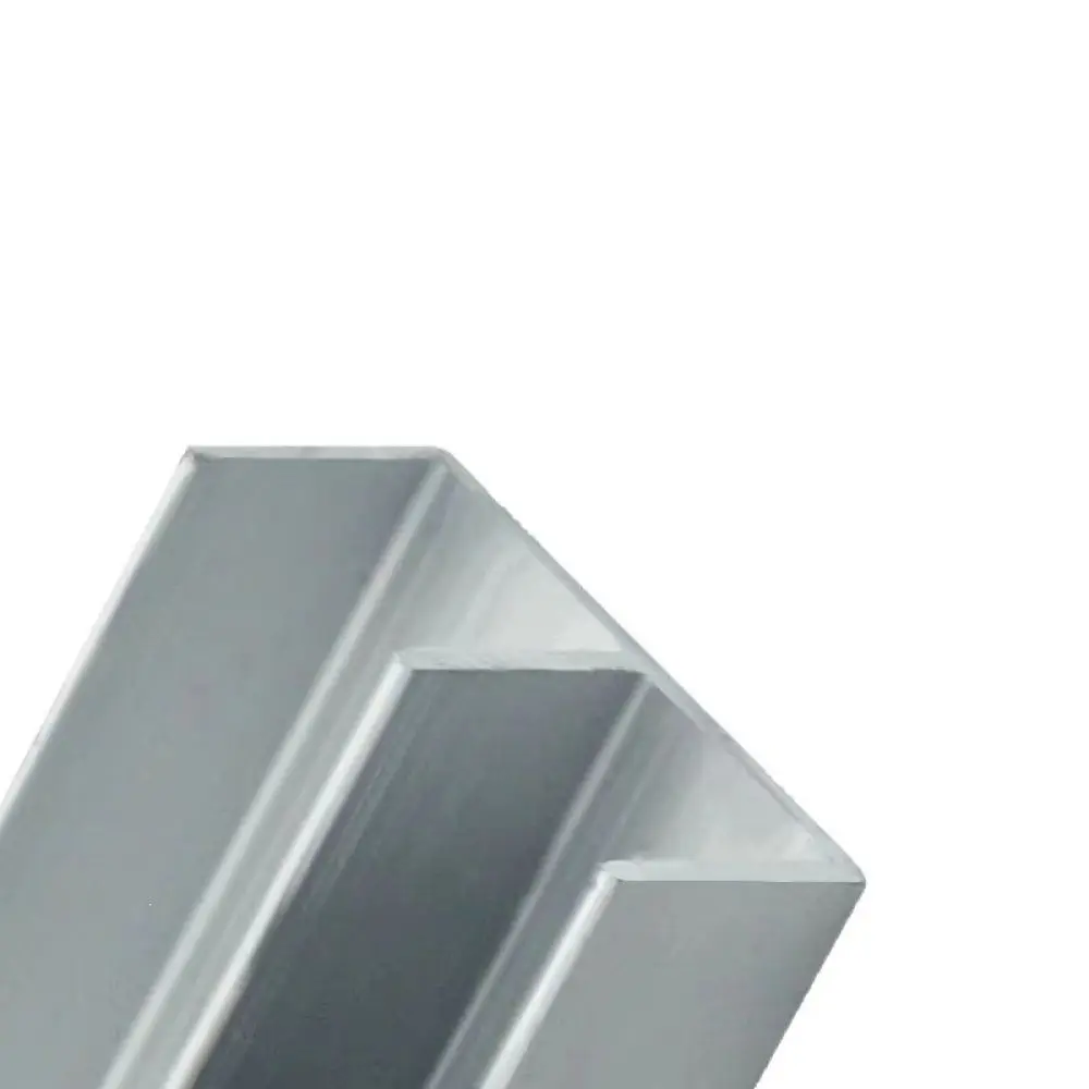 Furniture Hardware Aluminum Sliding Track For 5mm Glass Cabinet Doors Showcase Rail System Durable Smooth Guide Rail