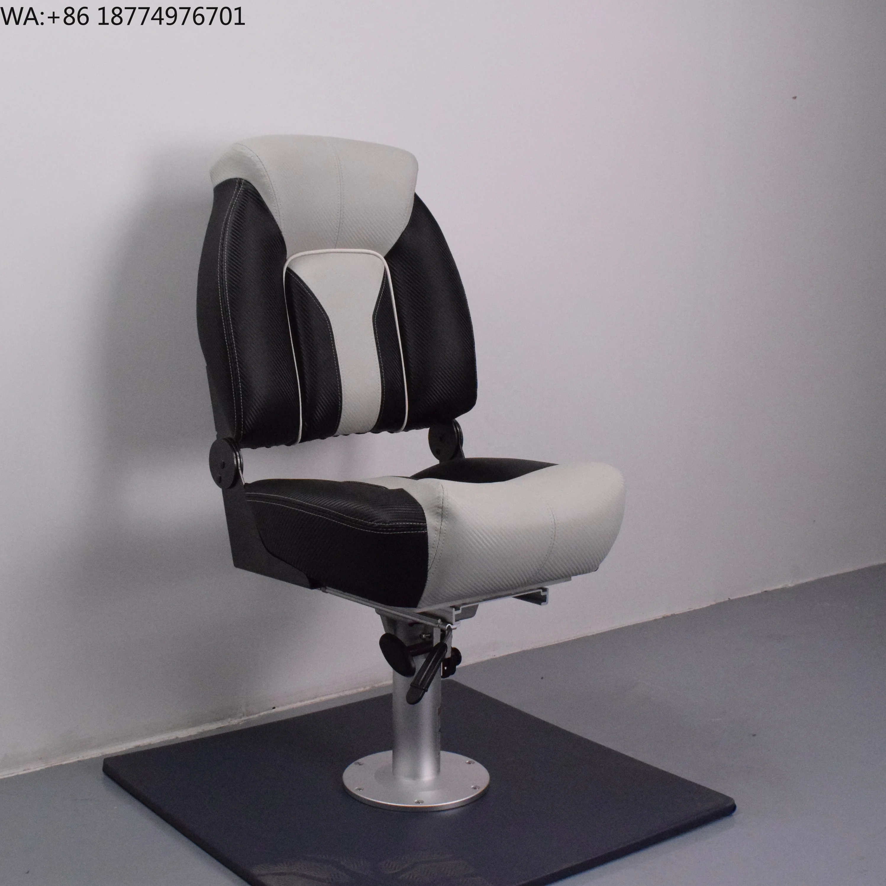 Hot Sale  2021 High Back Folding Boat Driver Seat Marine Seats for Boats Manufacturer