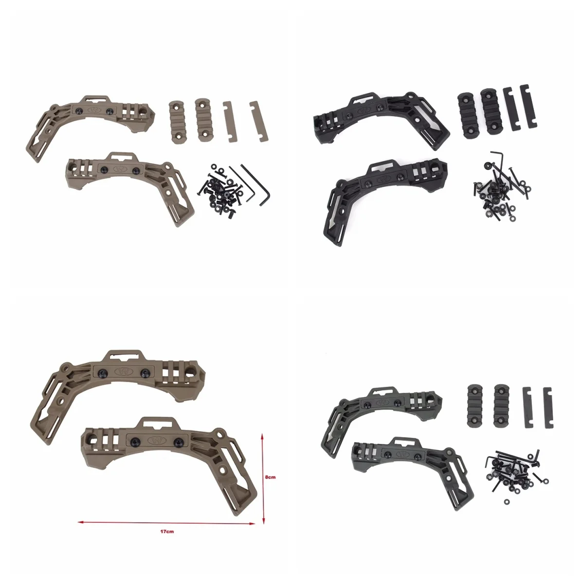 3521/New TW Replacement Rail Team Wendy Appearance TW3.0 Tactical Helmet Special Rail Bracket