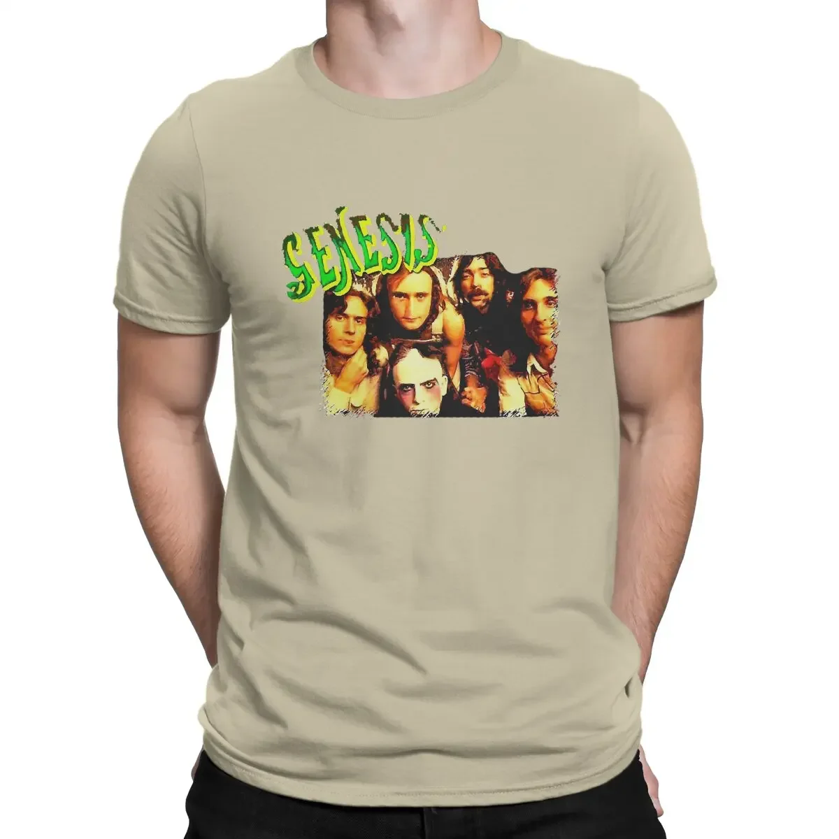 2024 Genesis Men's TShirt One Of The Most Successful Rock Ban Of The 70s, 80s Distinctive T Shirt Original Streetwear Hipster