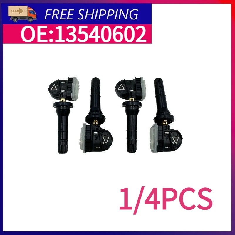 1/4PCS 13540602 433MHZ Tire Pressure Sensor For Brilliance Cadillac JAC Opel Vauxhall Zotye Car