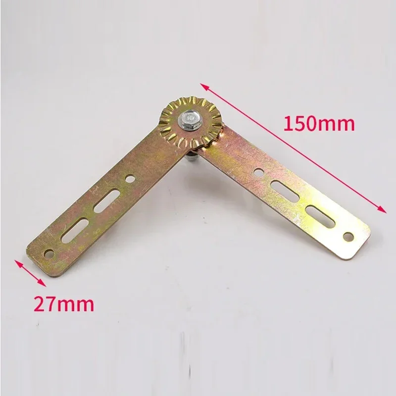 2pcs Buckle Hinge Angle Adjuster Sofa Accessories Hardware Headrest Hinge 360 Degree Two-section Plum Hinge
