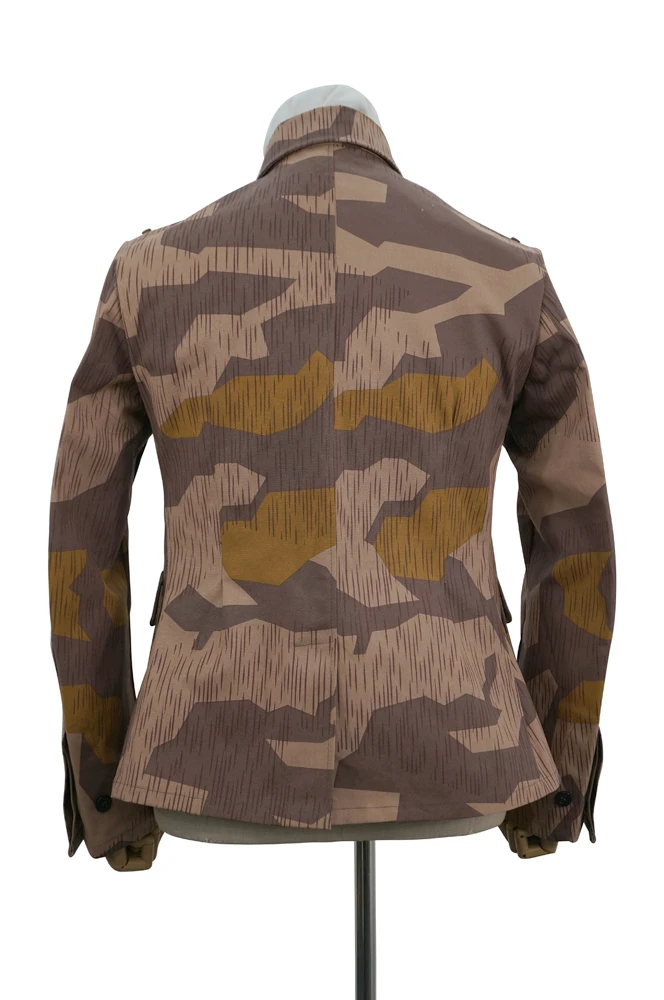 GUCA-009 2 차 세계 대전 독일 Heer Splinter 41 Brown Variation Camo M40 필드 튜닉