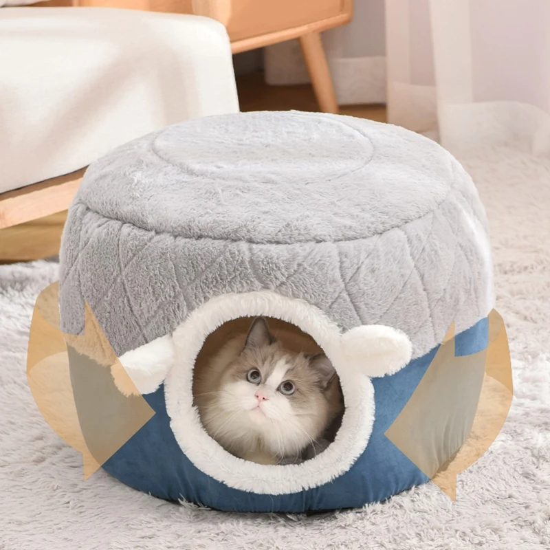 1 Piece Sweet Cats Bed Warm Pet Basket Very Soft Small Dog Mat Bag Pet Beds For Indoor Washable