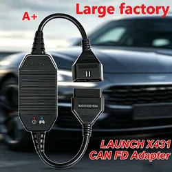 A+ LAUNCH X431 CAN FD Adapter Code Reader Original CANFD Cable Car Diagnostic Scanner for X431 V+/ Pro3/ Pad 3/ Pad V For Jlr/GM