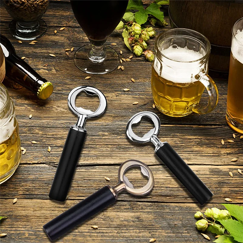 10Pcs Bottle Opener Blank DIY Beer Bottle Opener Stainless Steel Flat Bottle Opener Inserts Kit Beer Opener Hardware