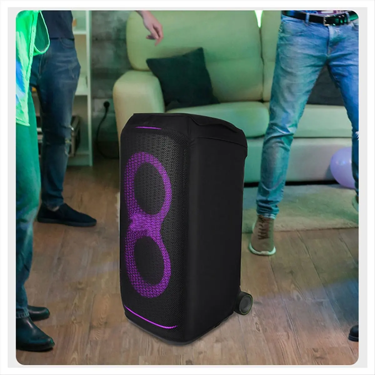 T1744C Tools-For PARTYBOX 320 Protective Cover - Anti-Slip Sided Portable Speaker Dust Case & Storage Bag