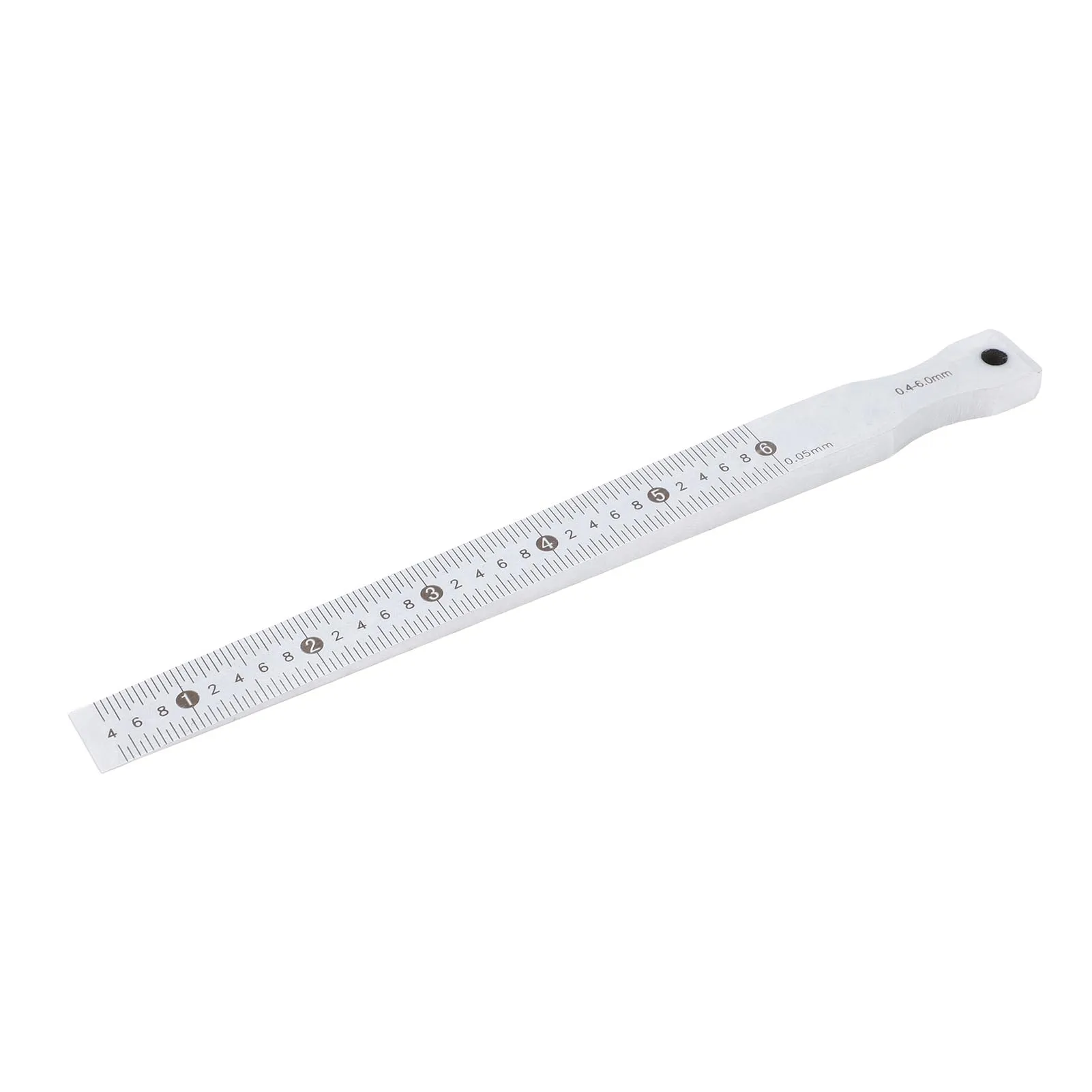 تفتق غيج 0.05 مللي متر دقة مكافحة صدئ تفتق أداة قياس الفولاذ المقاوم للصدأ 0.4-6 مللي متر المدى للزجاج الأمامي للسيارات