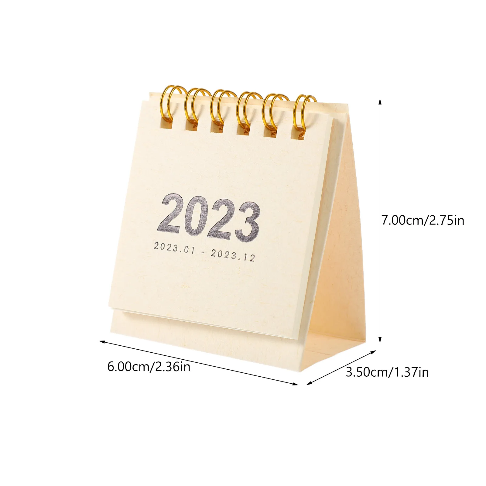 Mini Desk Calendar Simple Style Household Standing Month Calendar Portable Office Study Accessory Decorative Organizer view 3