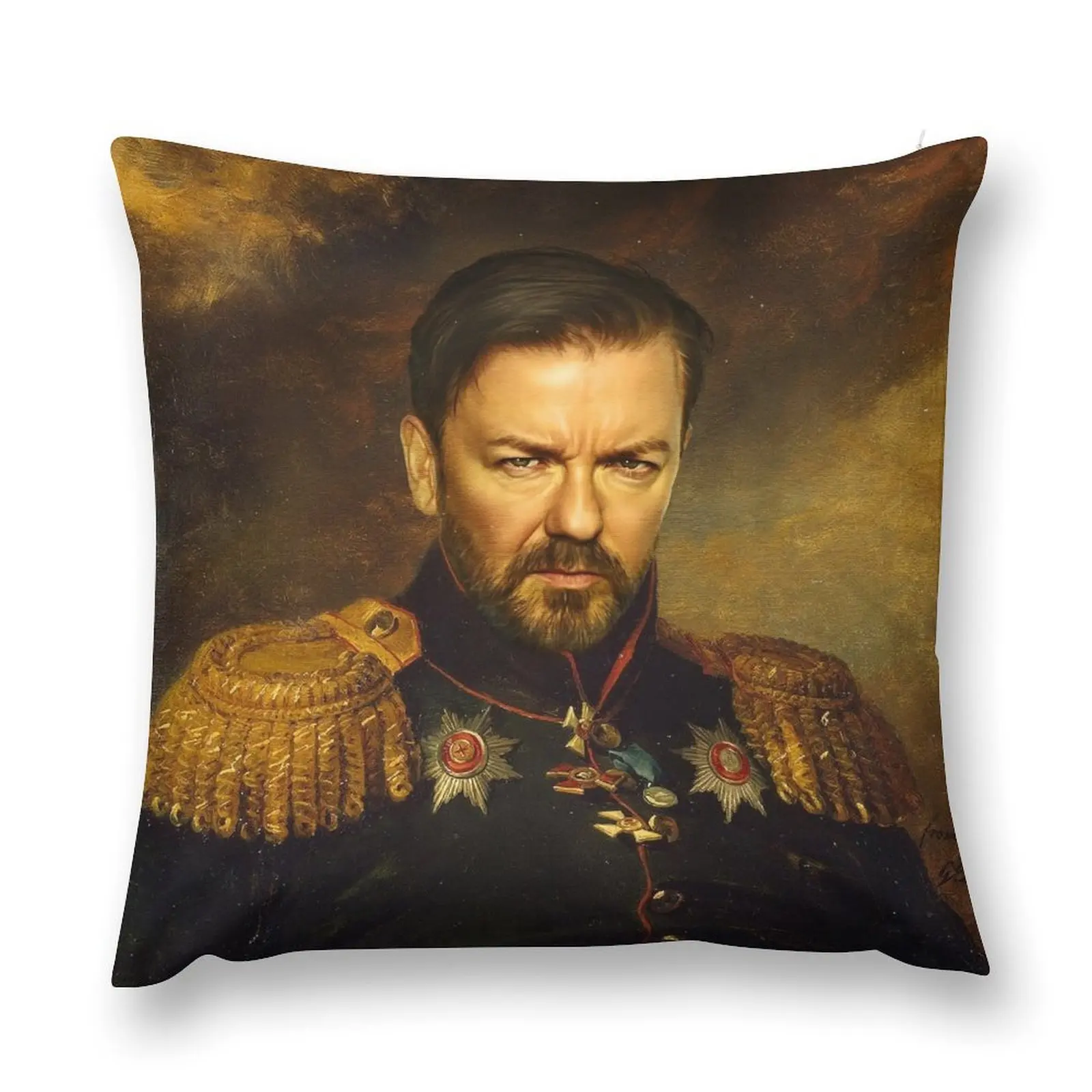 

Ricky Gervais - replaceface Throw Pillow Christmas Pillow Cases home decor items autumn decoration pillow