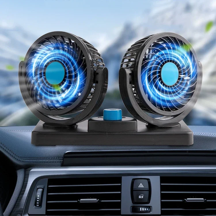 4/5/6 Inch Car Fan USB Air Cooler Fan 3 Speeds Adjustable Small Mini Fan with Strong Airflow For Vichele Car Truck Van