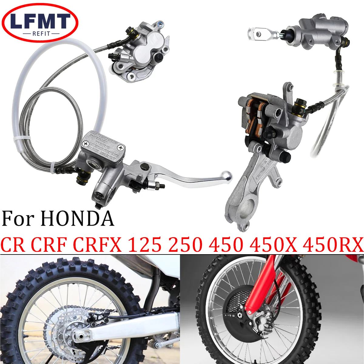 

Motocycle Front Brake Pump Assembly Repair Callipers Bracket For HONDA CR125/250R CRF250R CRF250X CRF450R CRF450X Motocross