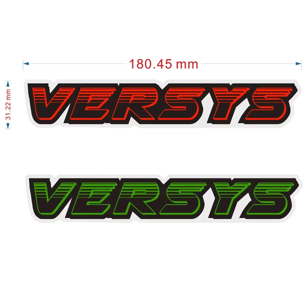For Kawasaki VERSYS-X 250 VERSYS 300 400 650 1000 Adventure Tank Pad Trunk Luggage Panniers Cases Protection Stickers Decals