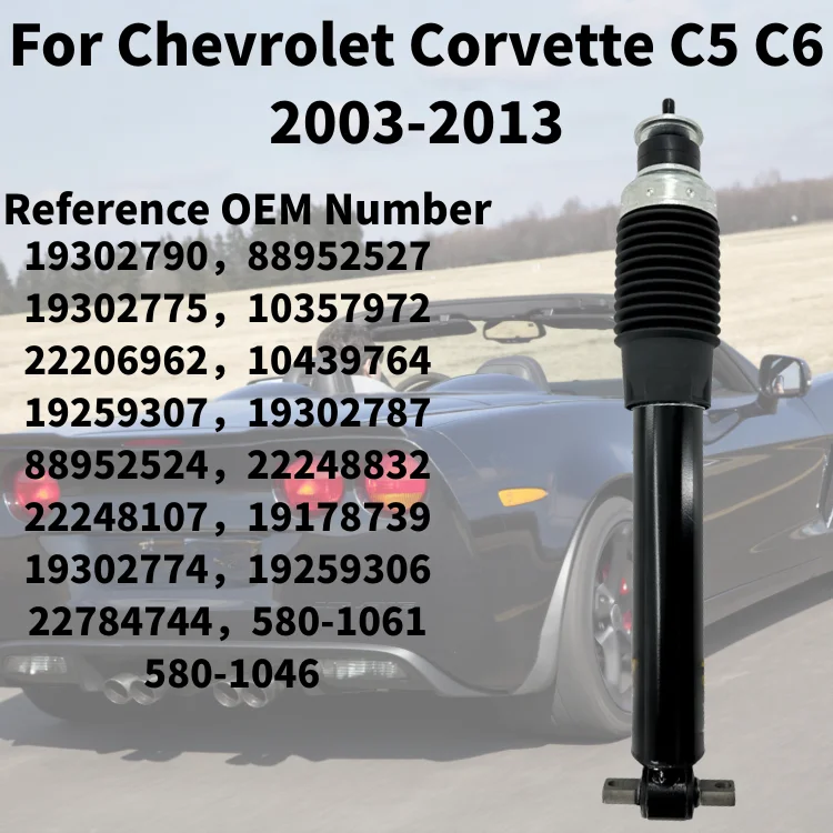 Front Shock Absorbers for Chevrolet Corvette C5 C6 2003-2013 Cadillac XLR 2004-2009 Air Suspension Parts 19302791 88952527