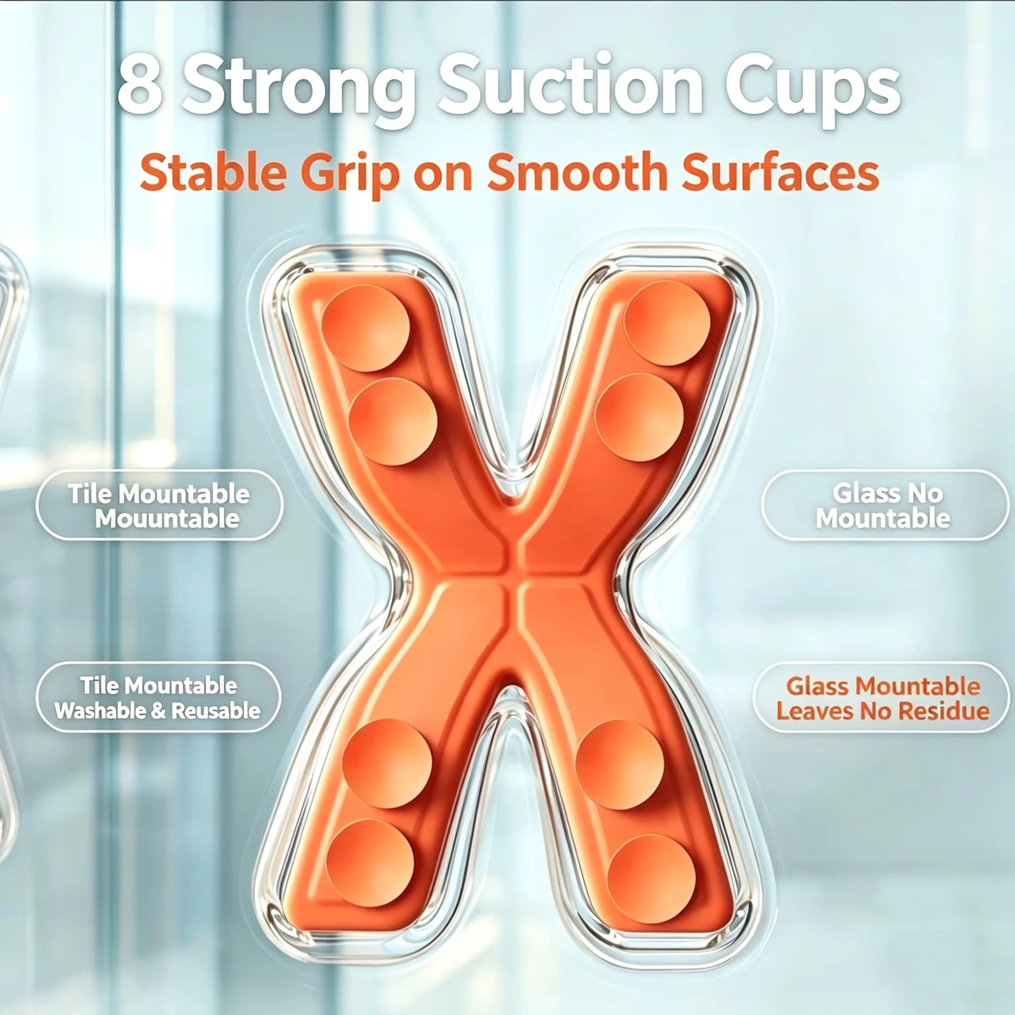 Powerful Silicone Suction Cup Phone Holder, Lazy Holder, Can Be Freely Bent Into Any Shape, Suitable For Multi Angle Adjustment - view 4