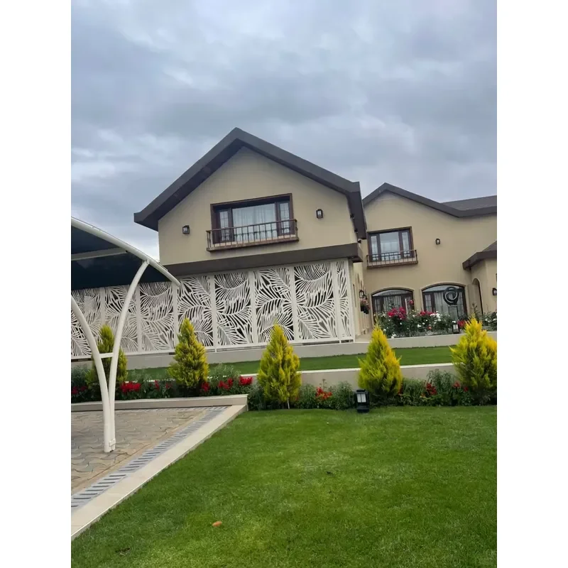 Stylish Aluminum Cut Fence Panel for Outdoor Spaces, Gardens, and Backyards