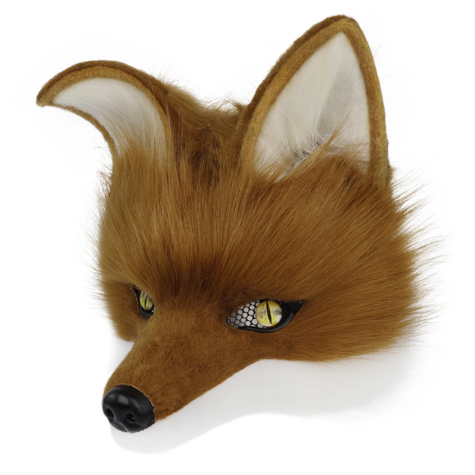 Wolf Mask Half Face Animal Dog Fox Werewolf Masks for Halloween Party Cosplay Costume Props