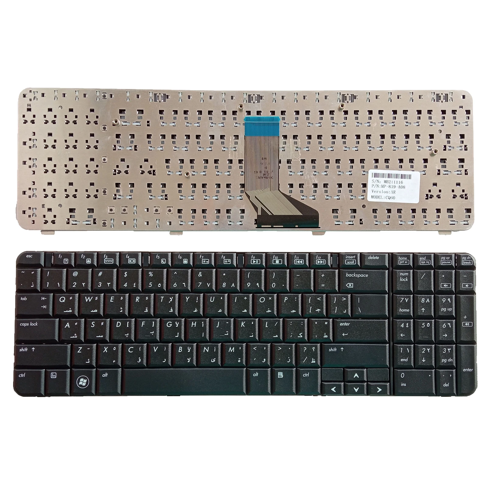 AR New users discount laptop keyboard for HP Presario CQ61 G61 CQ61-207 CQ61-100 CQ61-200 CQ61-300 532818-001