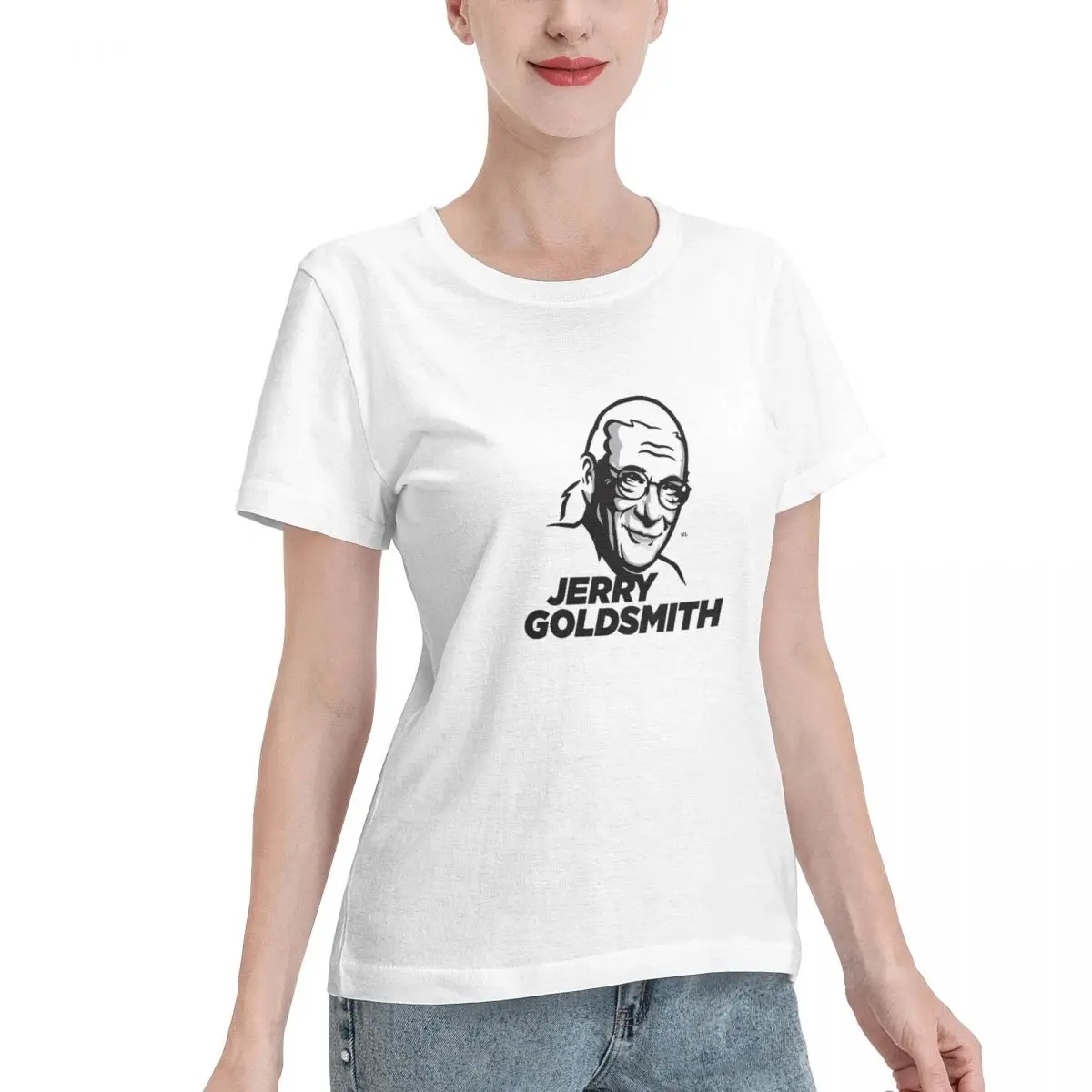 Bargain Price Jerry Goldsmith Vector Women's T-shirt Everyday Relaxed Cut Tshirt