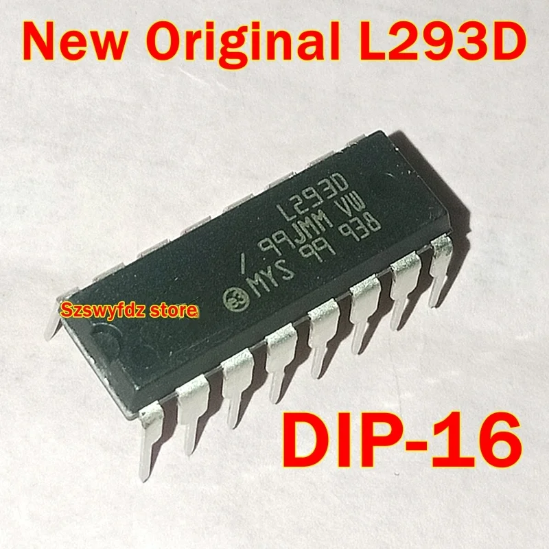 

5pcs to 100pcs New Original L293D L293 DIP-16 FOUR CHANNEL DRIVER WITH DIODES