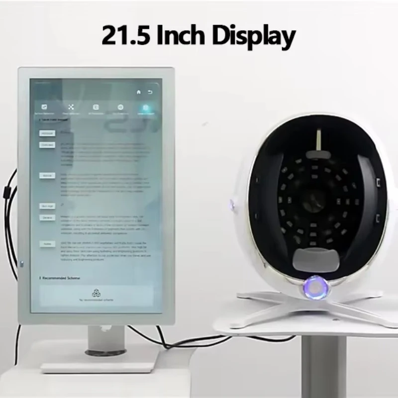 신형 휴대용 얼굴 스캐너 기계 피부 분석기 3D 전문 비트모지 피부 분석 기계 2024