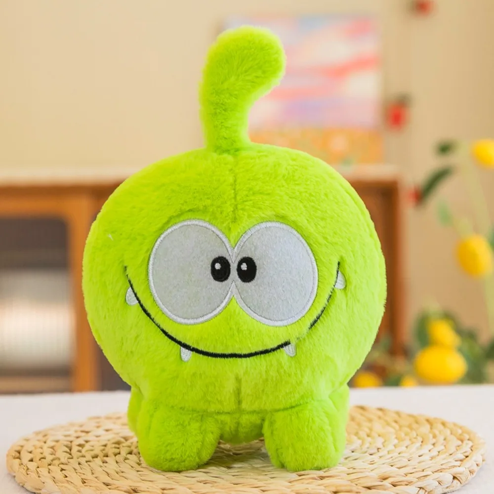 ของขวัญตัดเชือกกบของเล่น Om Nom ผลไม้สีเขียวของเล่นตุ๊กตาร้อนเกม 20 ซม.ตุ๊กตาสัตว์ตุ๊กตาเด็ก