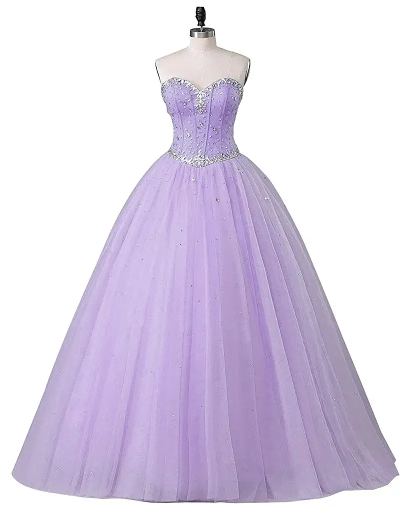 

Customized Emerald Green Ball Gown Quinceanera Dresses 2025 Crystal Beads Sweet 16 Teens Birthday Party Prom Dresses
