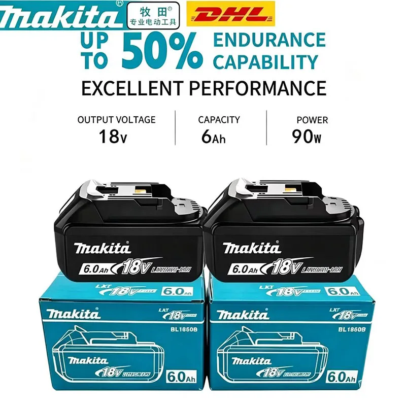 

Аккумуляторы и зарядные устройства для шуруповертов Makita BL1860, BL1850B, BL1850, BL1840, BL1830, 18В, 2025 год, замена для электроинструментов