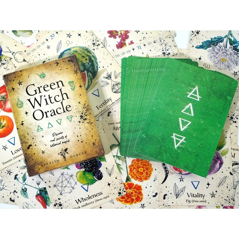 Fast Ship Green Witch Oracle Cards Tarot Cards Deck and Card Game Board Game Divination fate