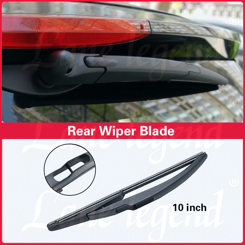 Pisau Wiper pembersih kaca depan belakang 10 "untuk Smart Fortwo Coupe 451 2007-2014 Aksesori Mobil