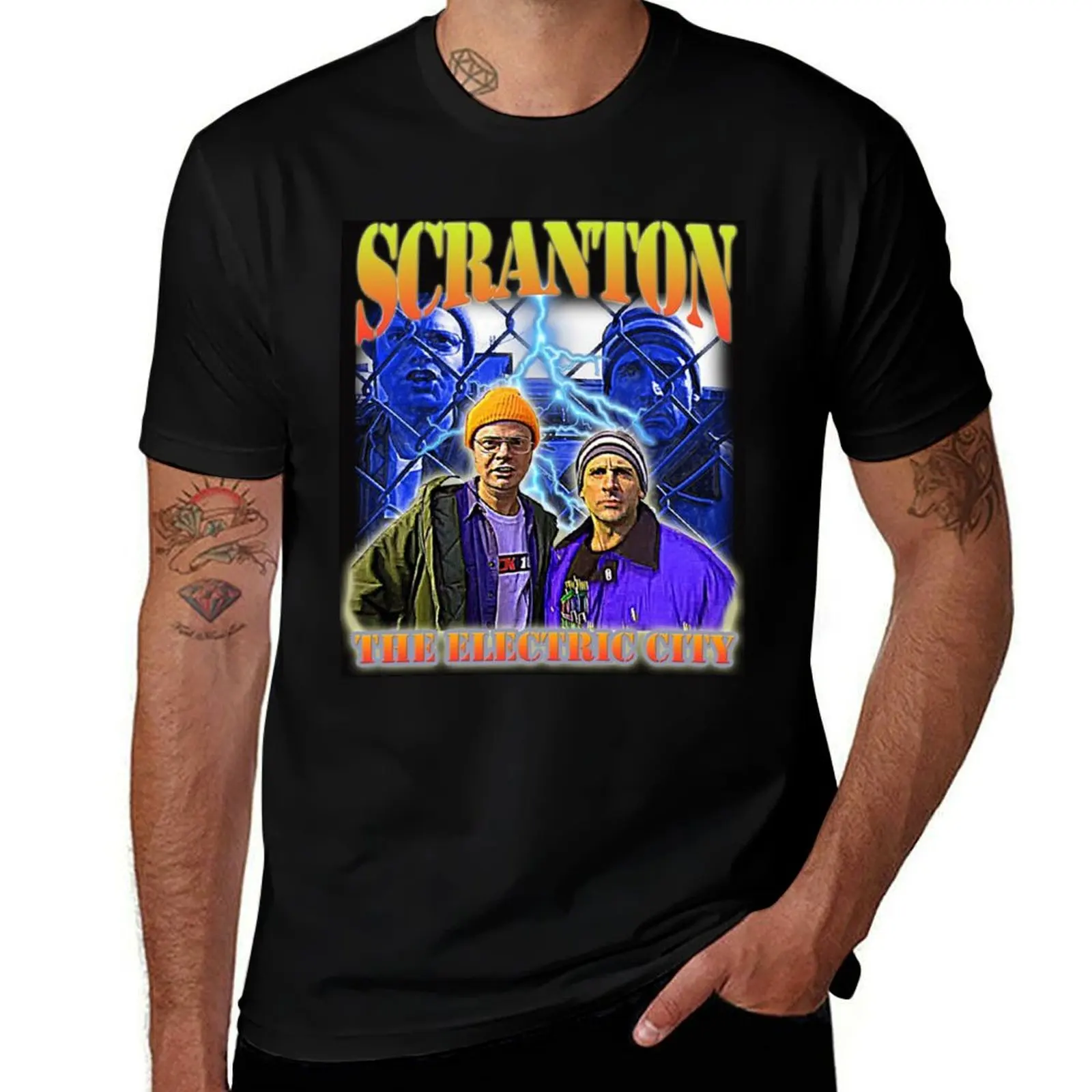 

Vintage Scranton - The Electric City T-Shirt Blouse basketball graphic tees plus size clothes mens clothes
