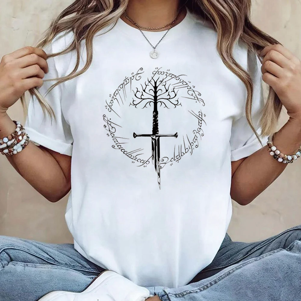 Ring Inspired T-Shirt Dark Lord Tee Middle Somewhere Tshirt Fantasy Reader Shirts Unisex Short Sleeves Tops Bookish Gifts