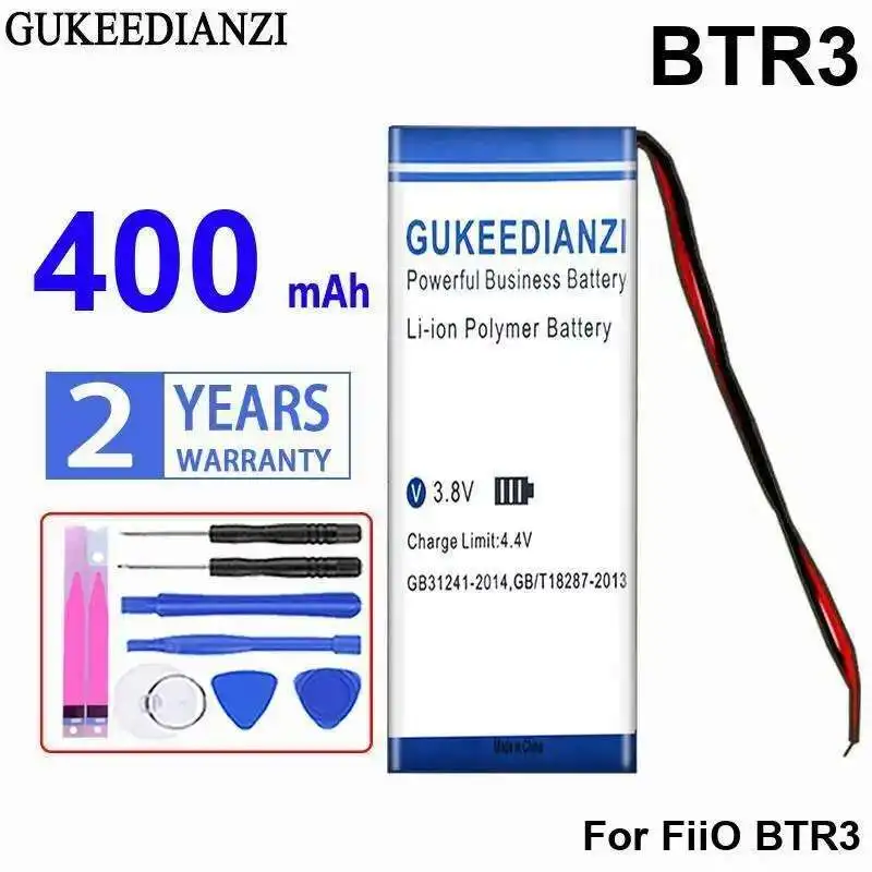 

For Fiio BTR3 Music Player Battery Lightweight 400Mah Durable