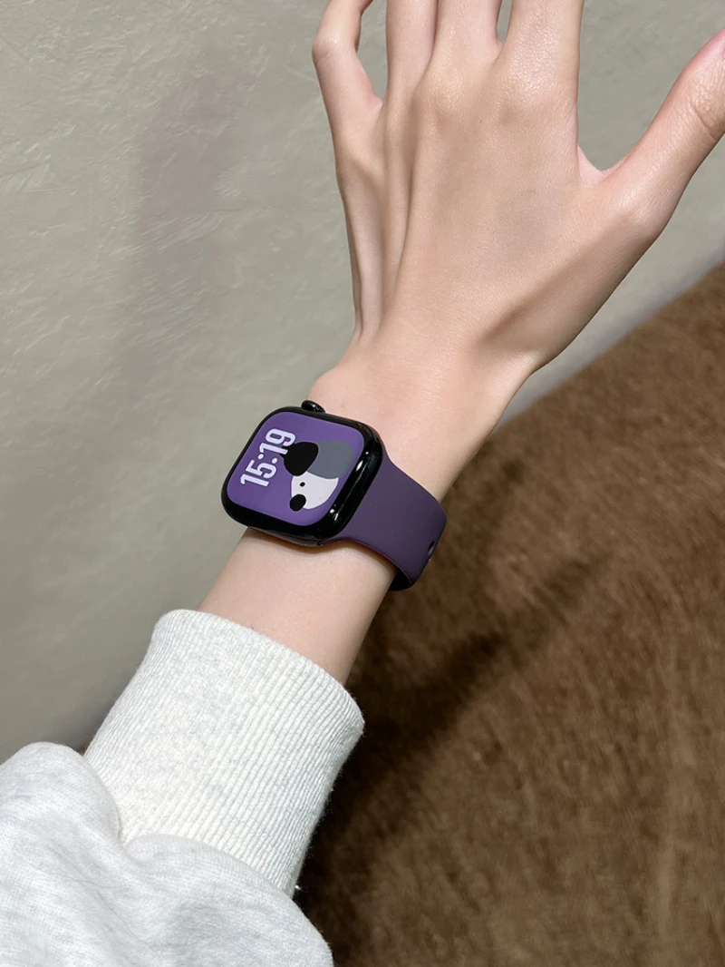 سيليكون الفرقة ل أبل أشرطة 40 مللي متر 49 مللي متر 44 مللي متر 45 مللي متر 46 مللي متر 42 مللي متر 41 مللي متر 38 مللي متر سوار رياضي iWatch سلسلة 10 9 8 3 SE الترا 2