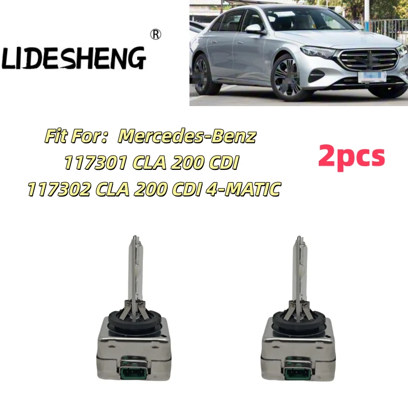 N000000005042 2PCS 6500K HID XENON HEADLIGHT BULBS SET For  Mercedes-Benz 117301 CLA 200 CD 117302 CLA 200 CDI 4-MATIC