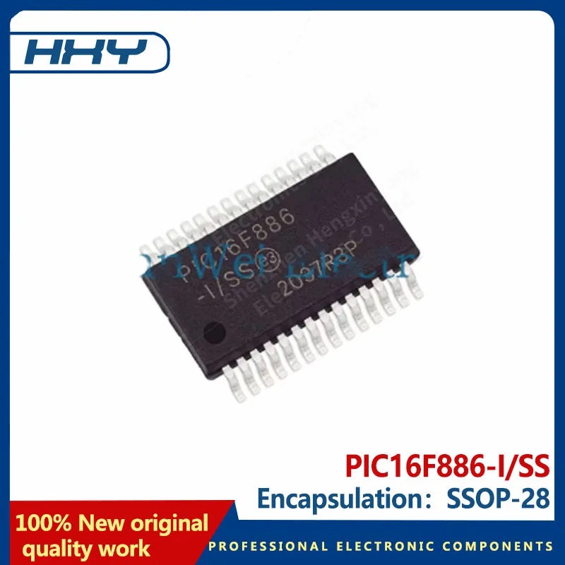 PIC16F886 PIC16F886-I/SS IC MCU Chip SSOP-28