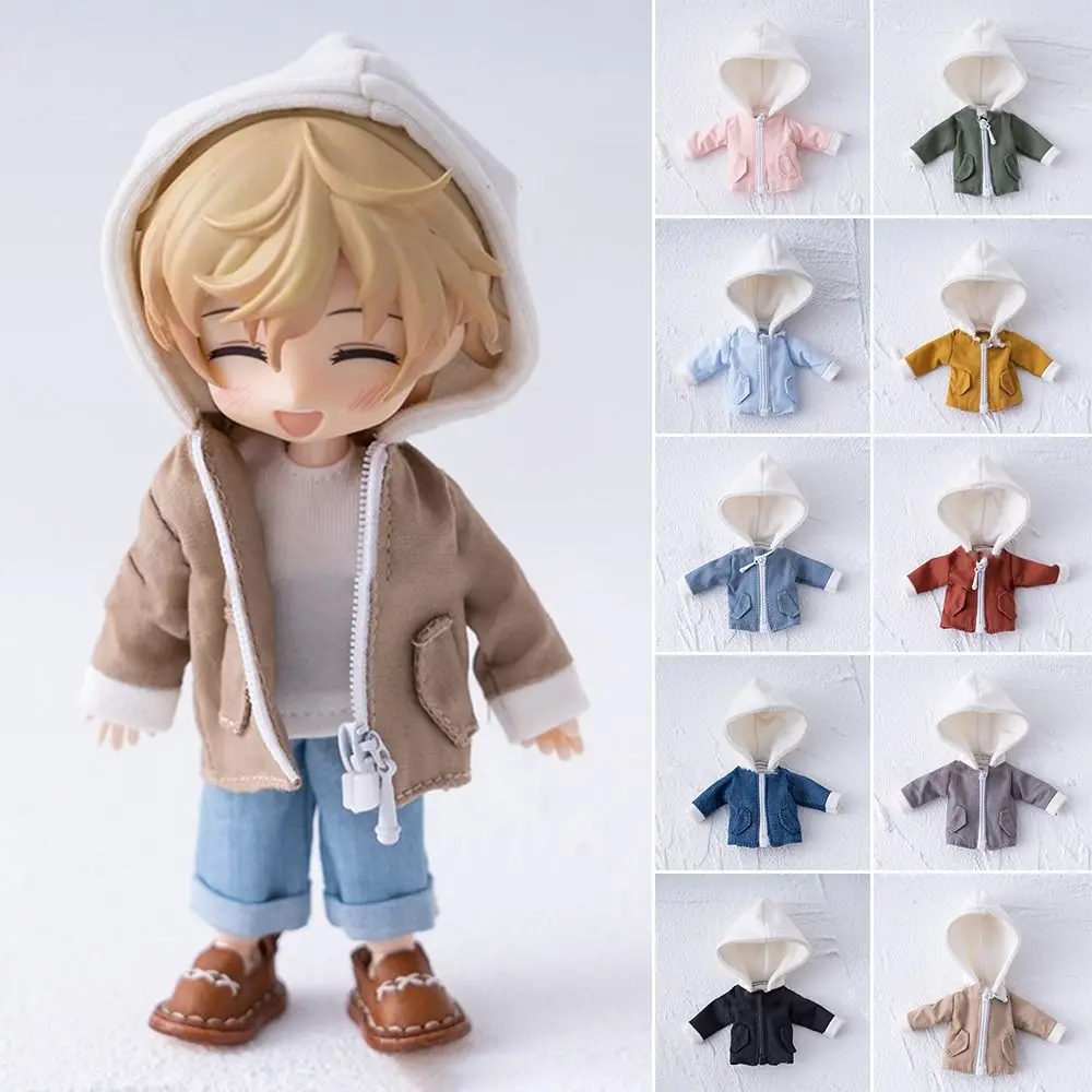 

For 1/12BJD Dolls Clothes Accessories Tops Handmade Hoodies Sweatshirt Outfits Hoodies Clothes