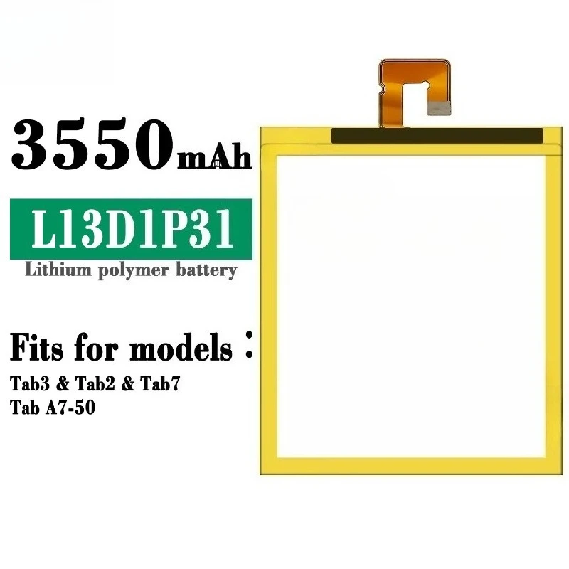 Baterai Baru L15D1P31 L13D1P31 L19D1P32 L14D2P31 L19D1P31 untuk Lenovo Tab Pad M10 M8 2 3 7 X90 A3500 S5000 Pro Tablet + Alat