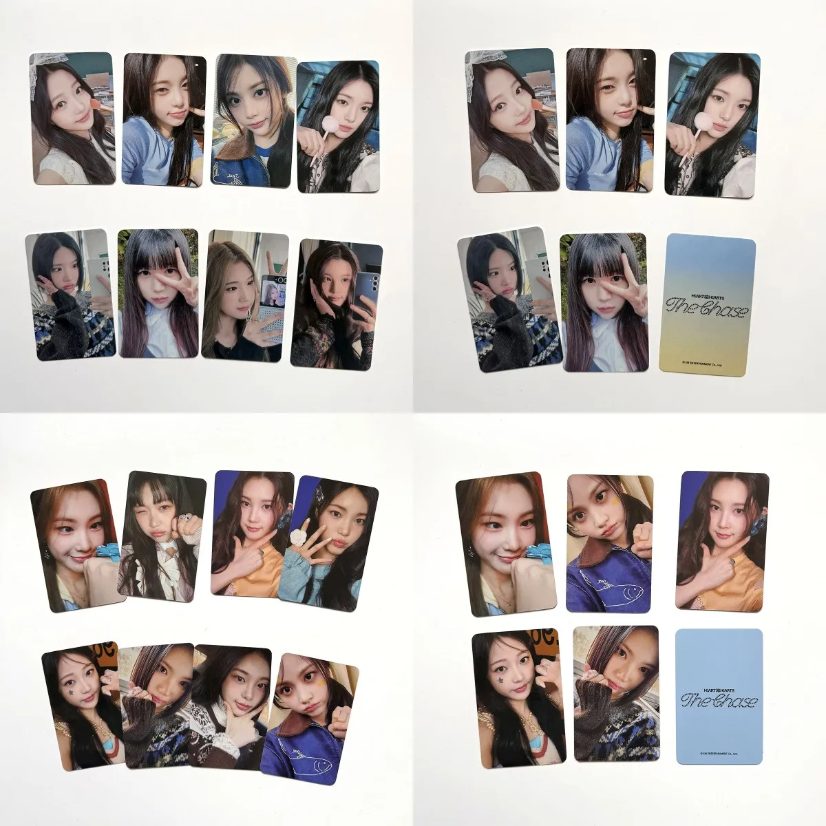 

8 шт./компл. Kpop Hearts2Hearts WM K4 DMMP Ver Selfie Photocard THE CHASE Альбом Ян Стелла Кармен Юн Ана милые ломо-карты подарок для фанатов