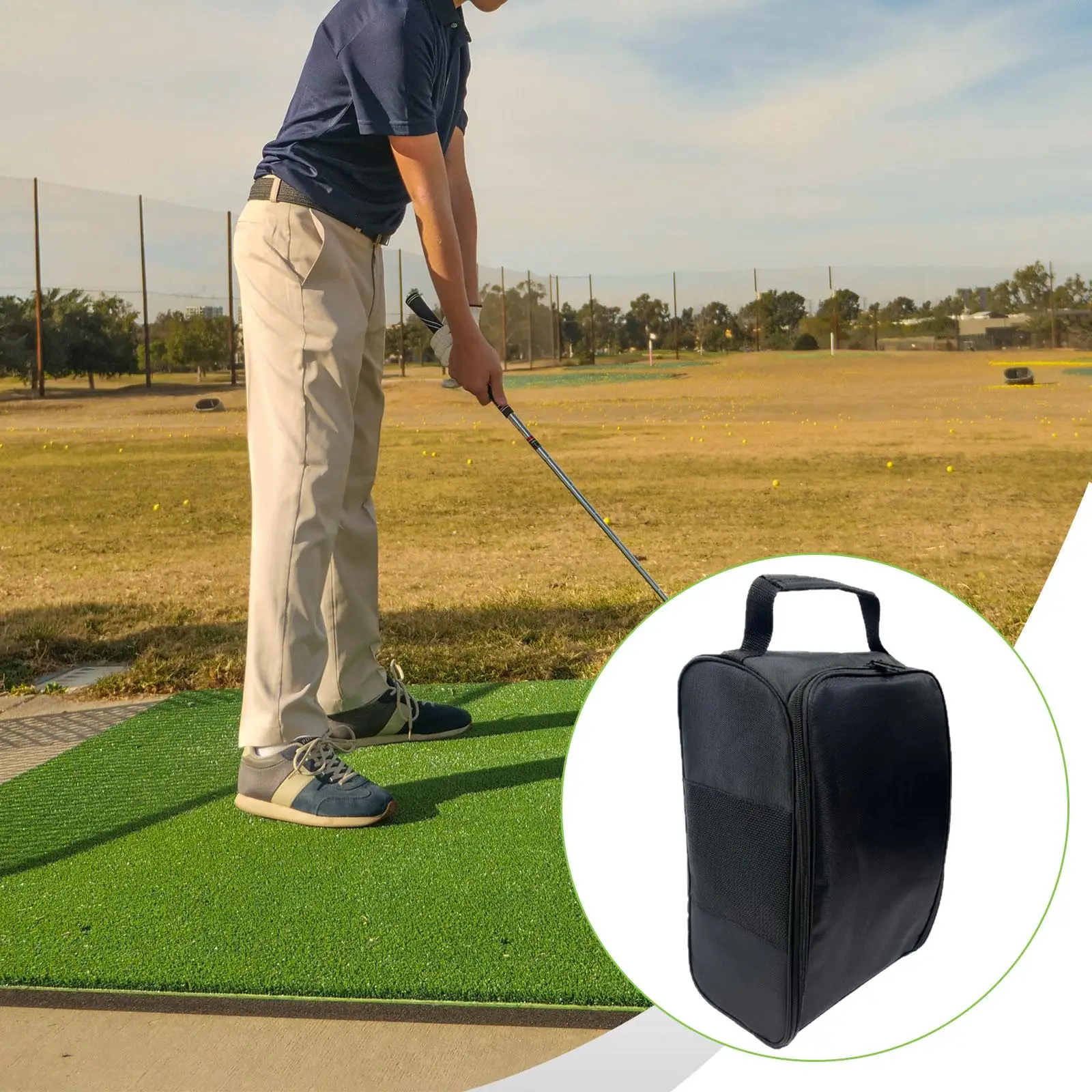 

Breathable Golf Shoe Storage Bag for Men & Women Accessory Universal