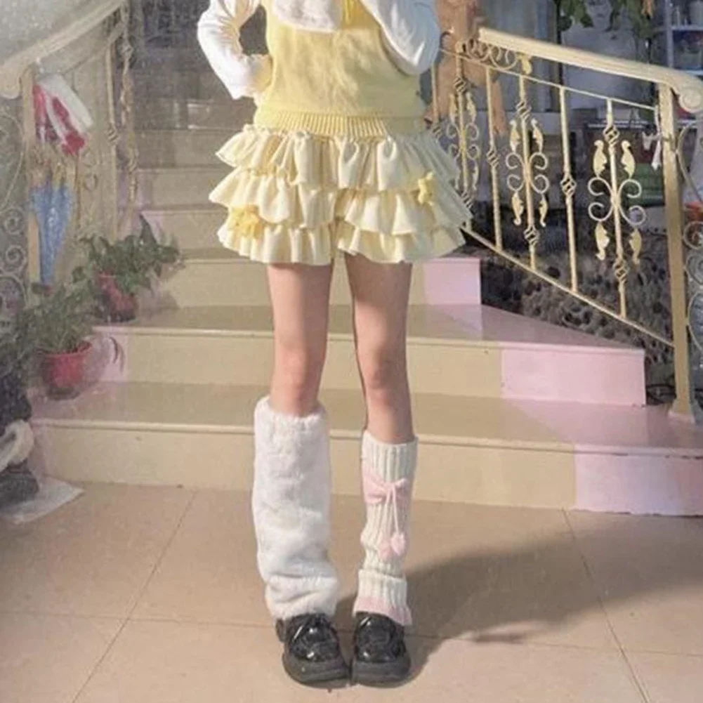 

Casual Everyday Use Elastic Waist Culottes Sweet And Cute Velvet Skirt Cute Casual Skirt Versatile Seasonal Skirt