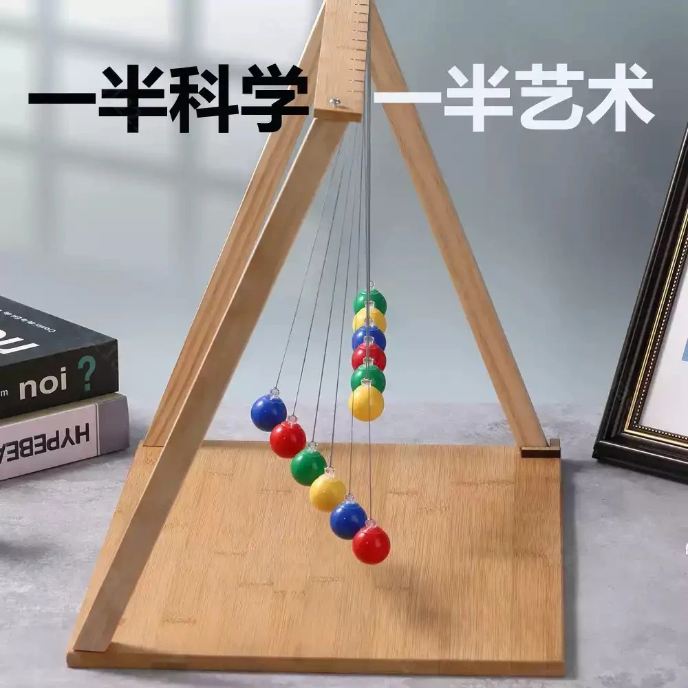 For Snake Pendulum Wave Experiment Newton Pendulum Teaching Tool 12 Balls Physics Science Educational Toy Gift for Kids view 3