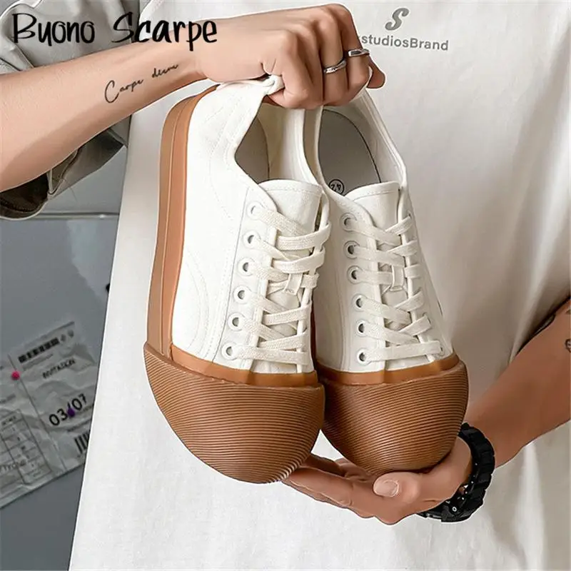 

Унисекс, мужские и женские лоскутные кроссовки на платформе с круглым носком и толстой подошвой, кроссовки на мелкой шнуровке, повседневная лаконичная спортивная обувь для скейтборда